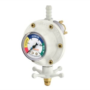 REGULADOR VERGAS COM INDICADOR DE PRESSÃO E SISTEMA AUTOMÁTICO PARA BLOQUEIO DE GÁS 1KG/H